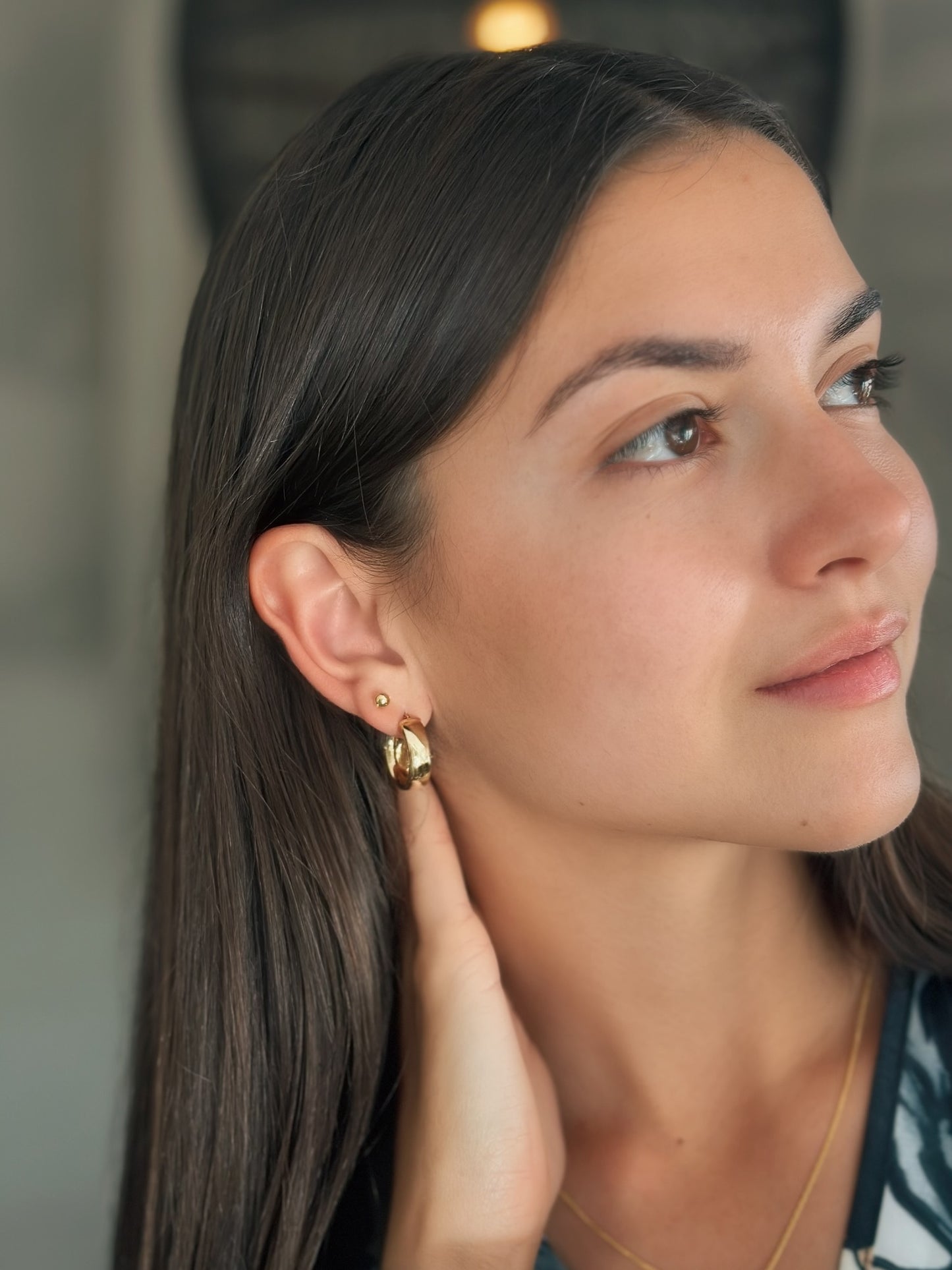 Noeli - Bonded Flat Hoops
