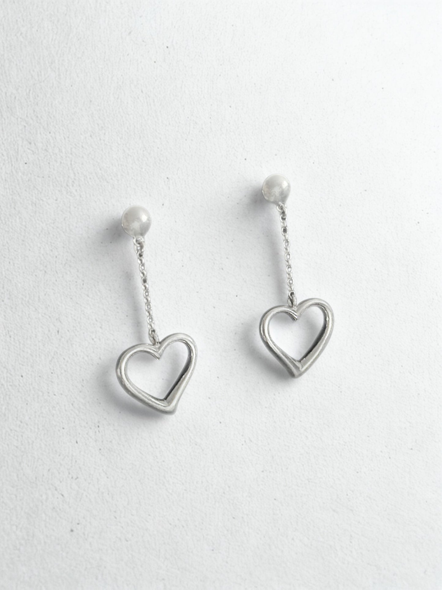 Asha - Dangling Heart Studs