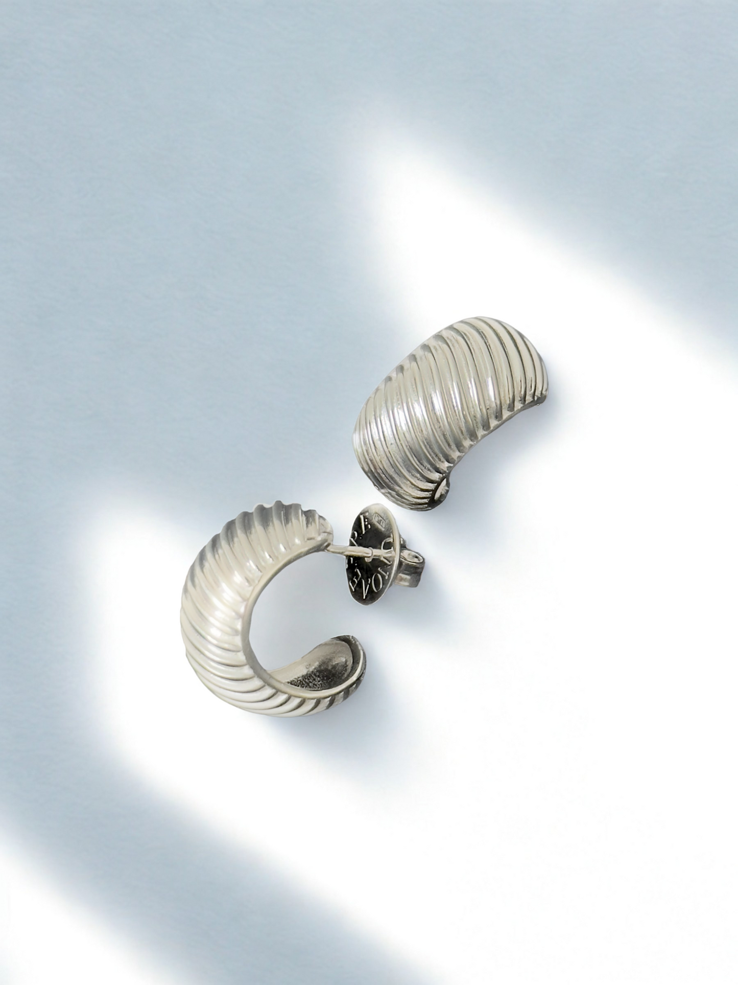 Carol Earrings - Half Hooped Studs