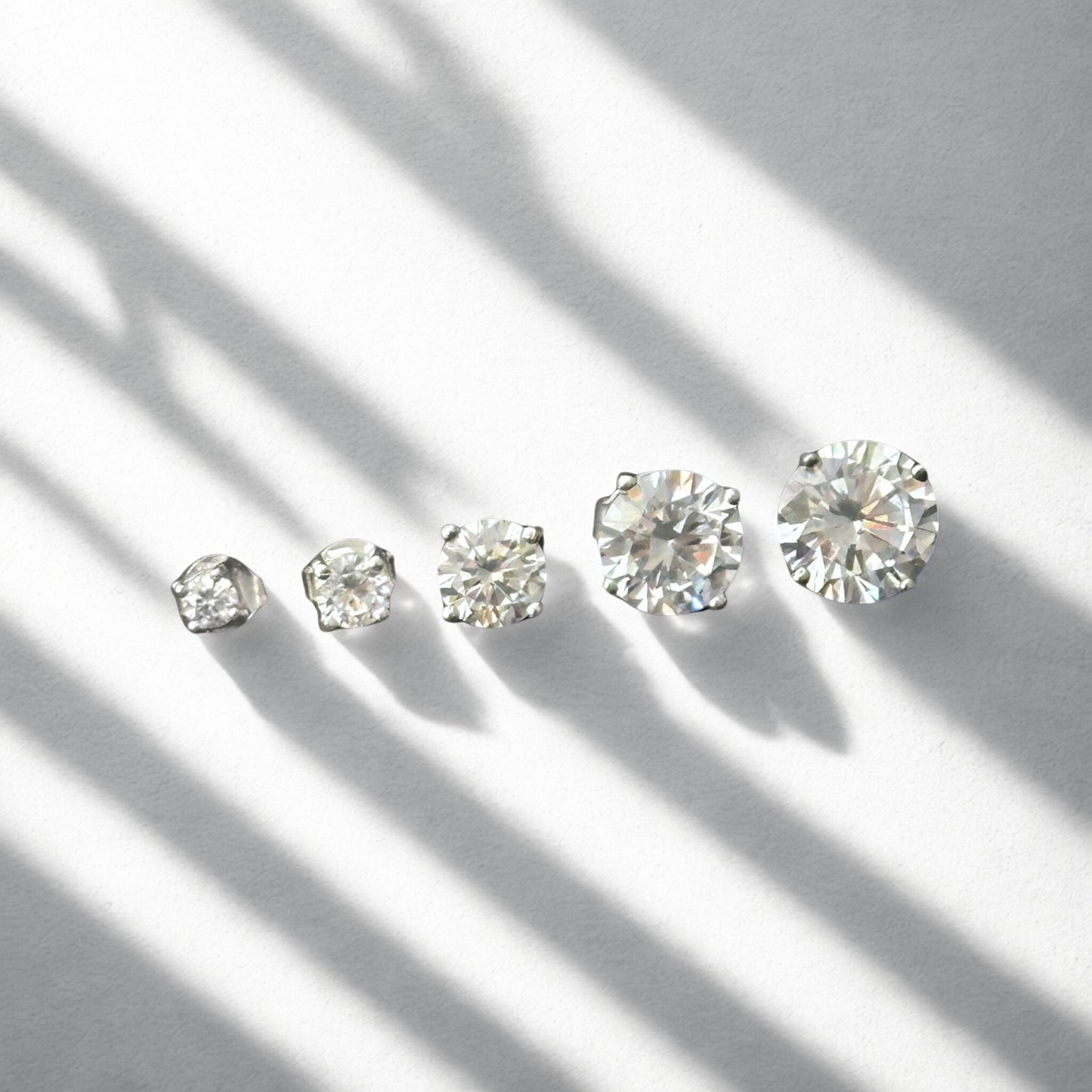 Jane - Brilliant Cubic Zirconia Stud Earrings