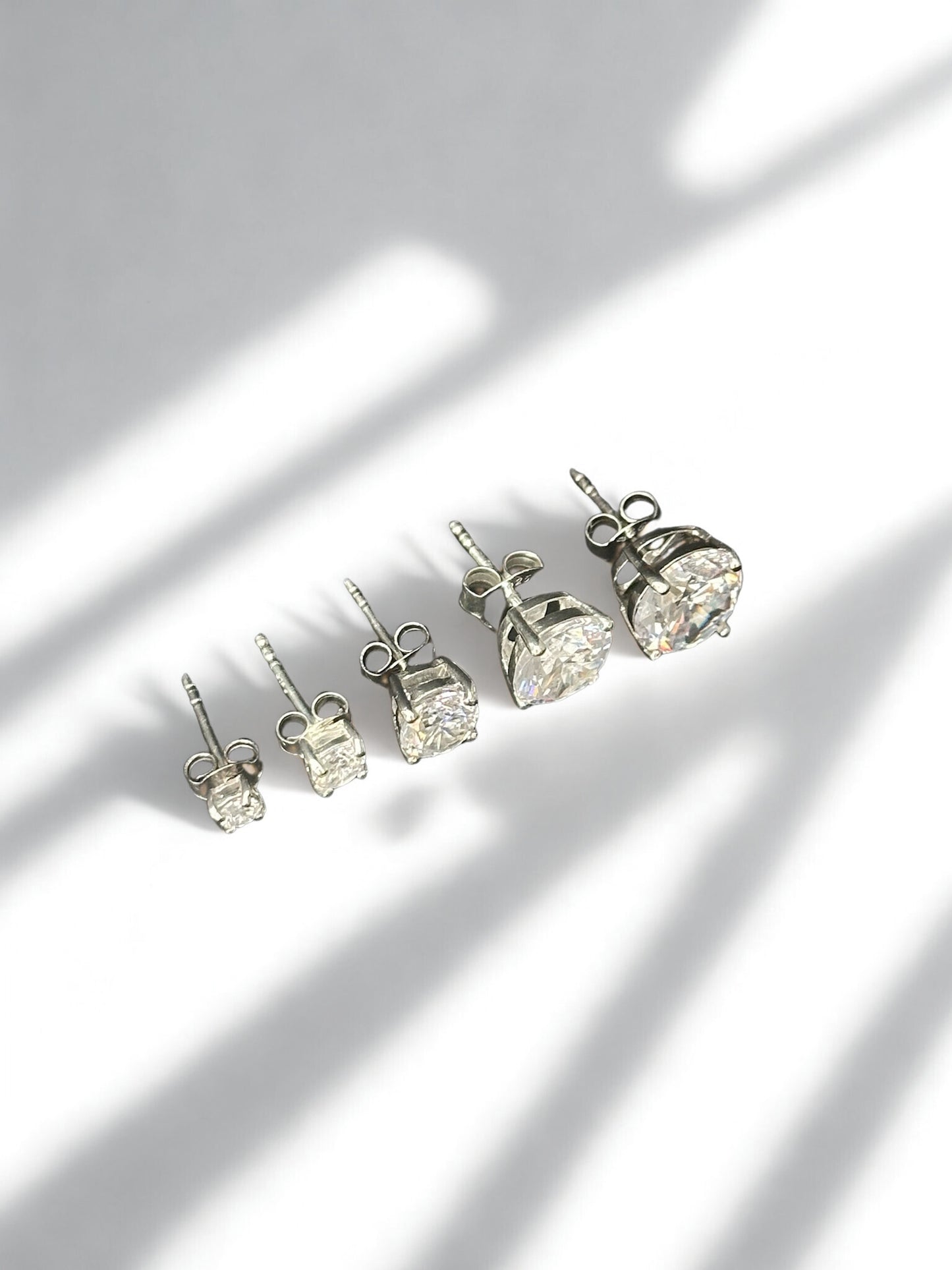 Jane - Brilliant Cubic Zirconia Stud Earrings