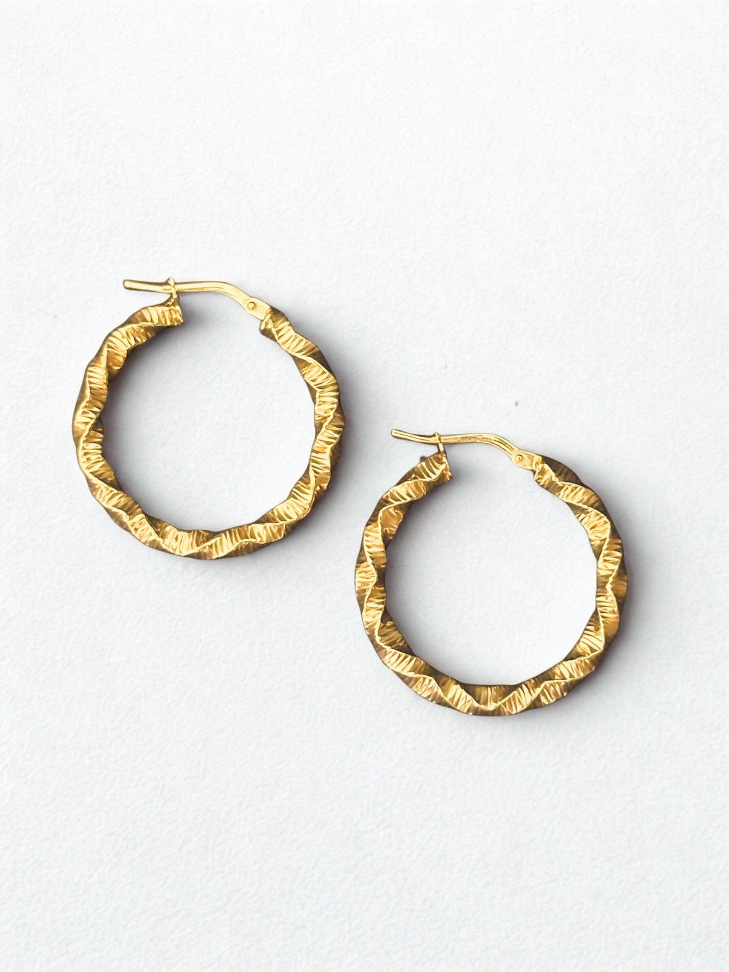 Julia - Sculpted Bonded Hoops