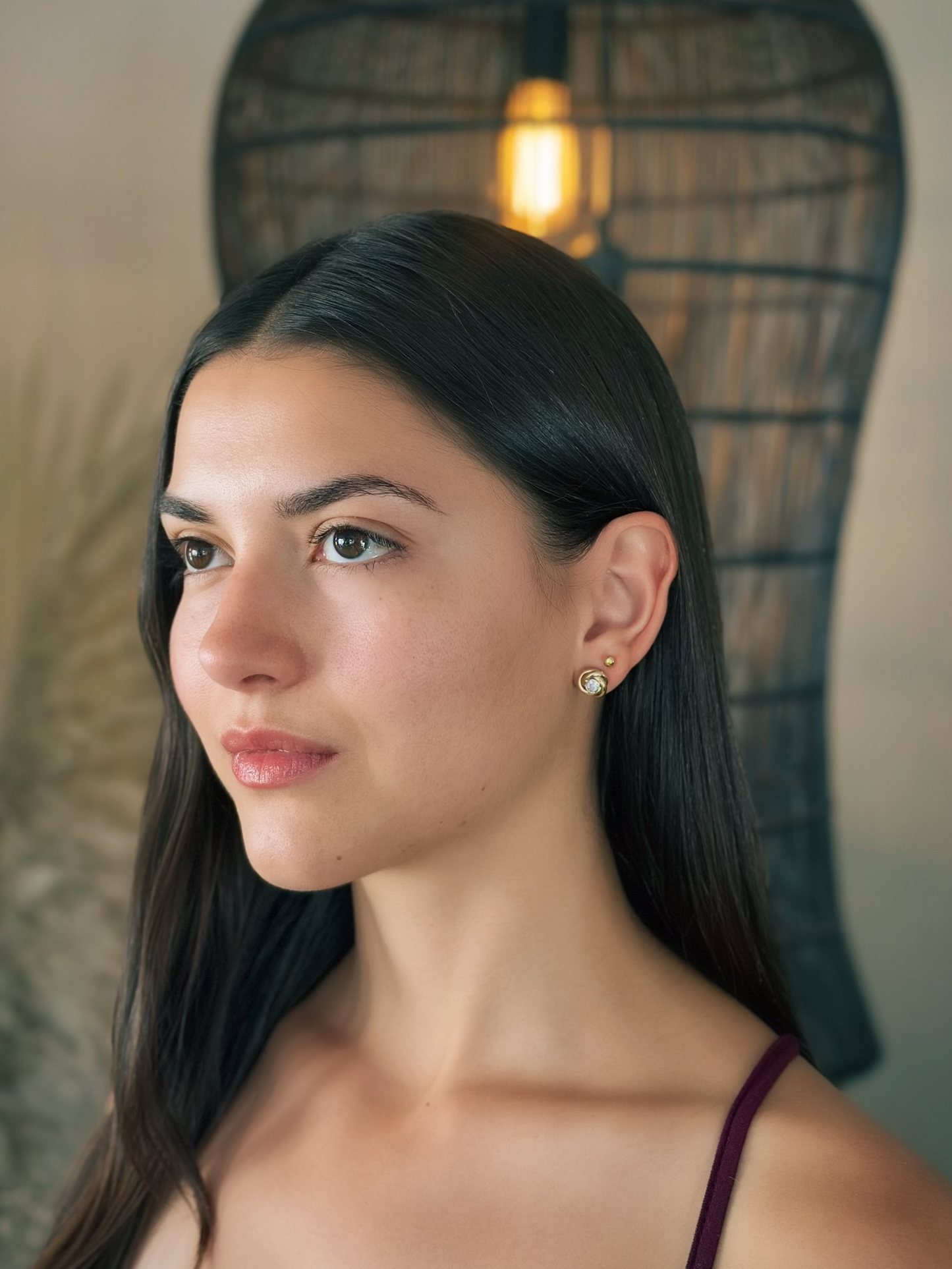 Demi - Love Knot Stud Earrings