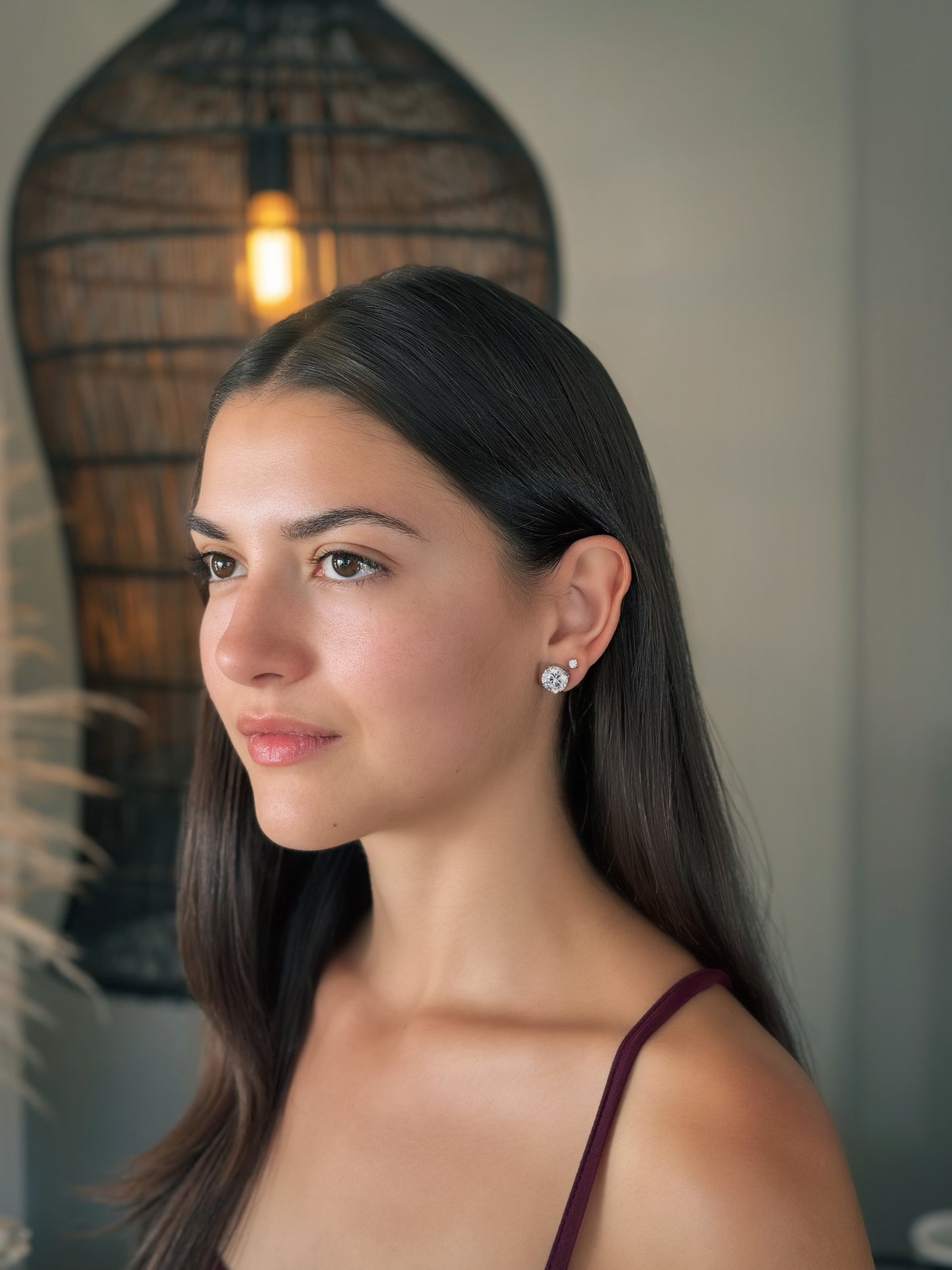 Jane - Brilliant Cubic Zirconia Stud Earrings
