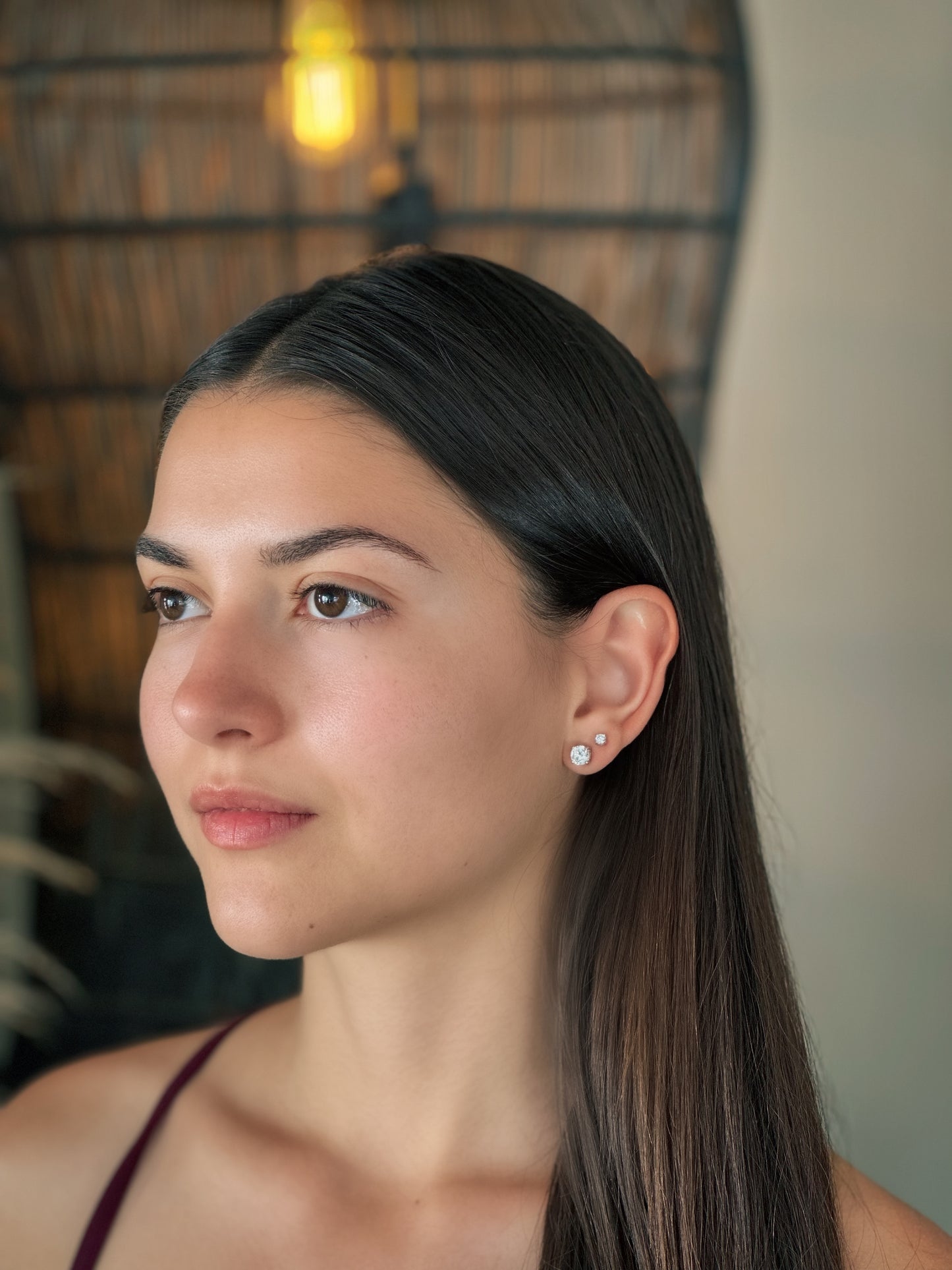 Jane - Brilliant Cubic Zirconia Stud Earrings