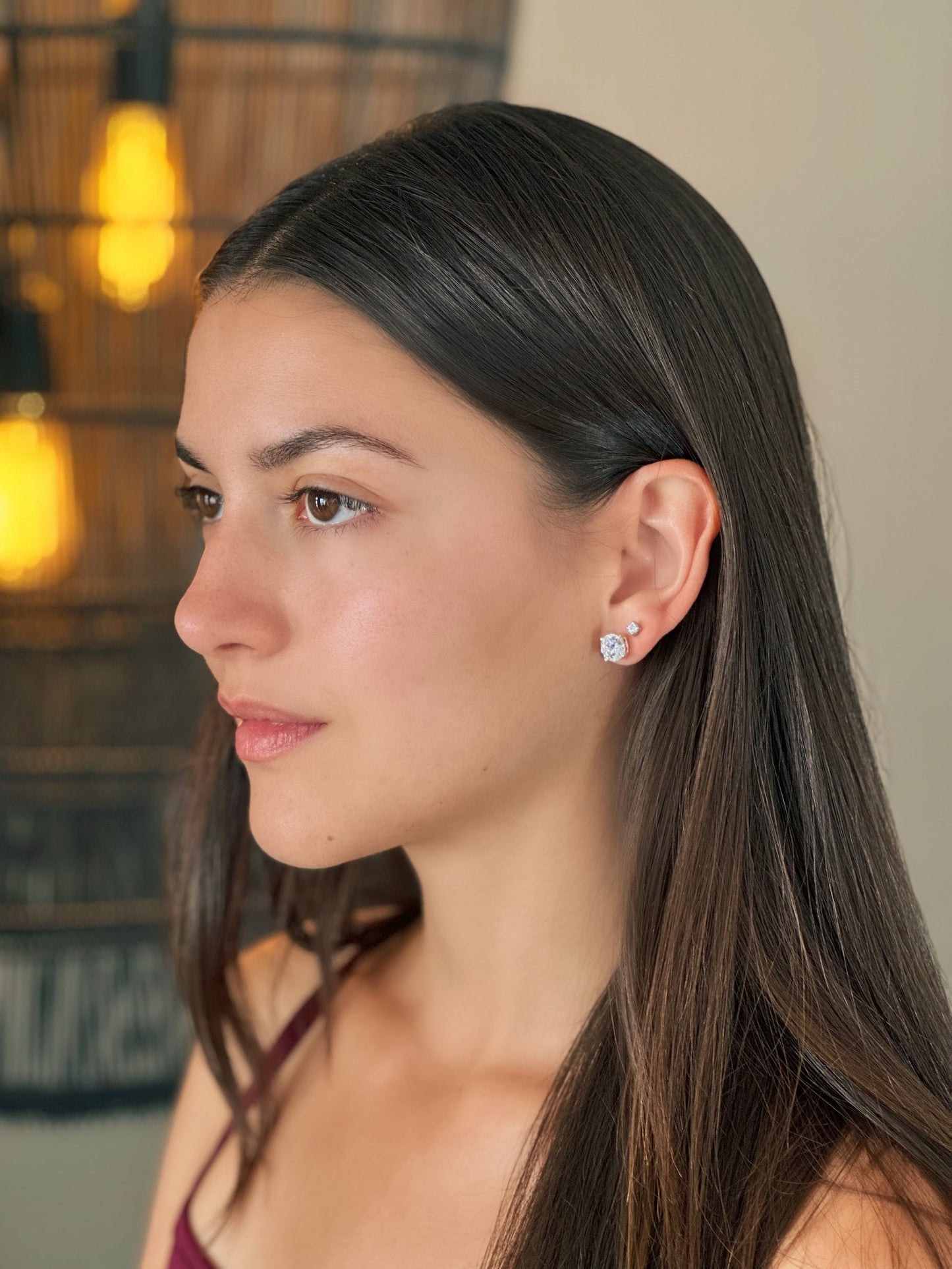 Jane - Brilliant Cubic Zirconia Stud Earrings