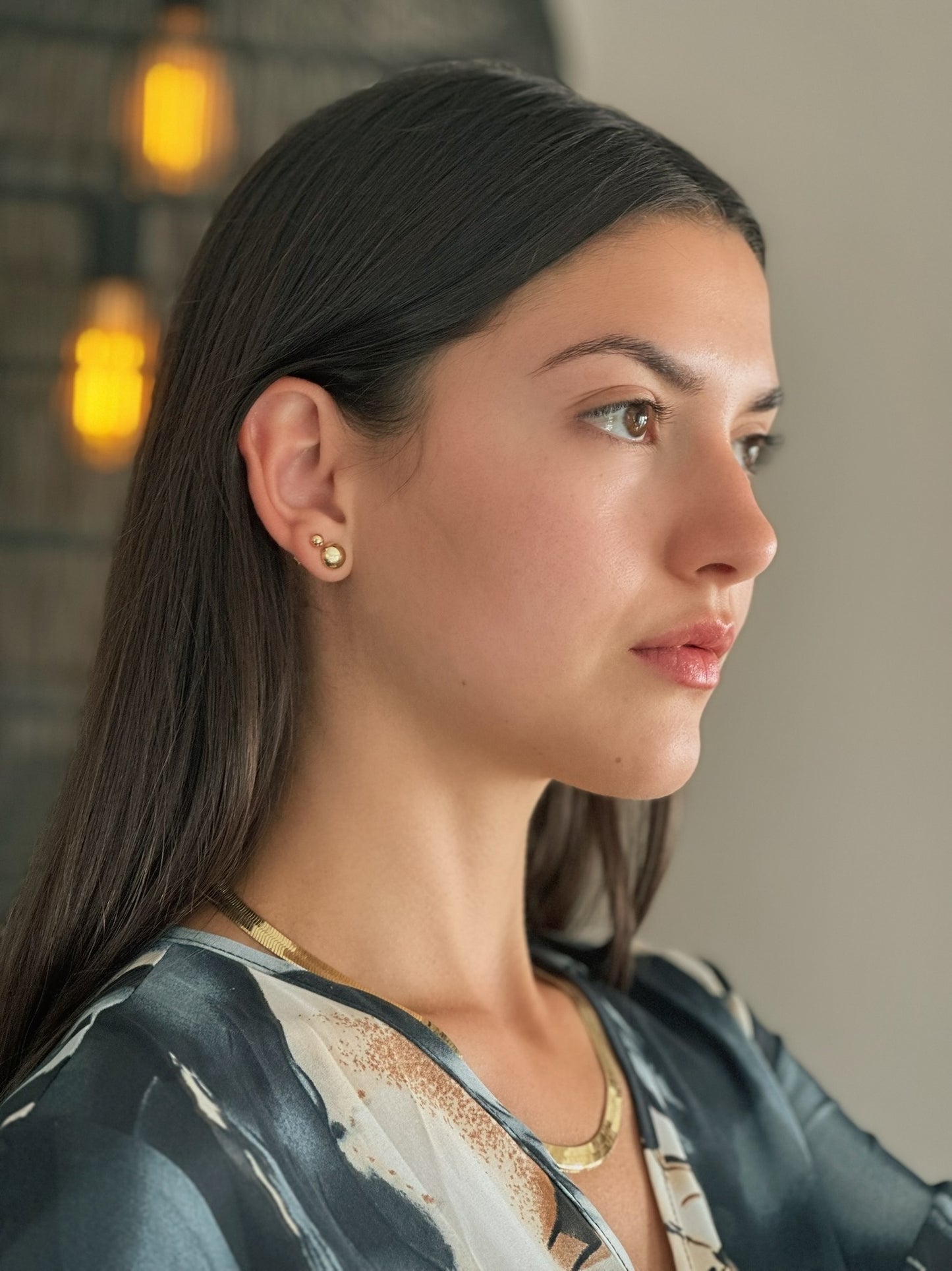 Liora - Bonded Half-Sphere Studs
