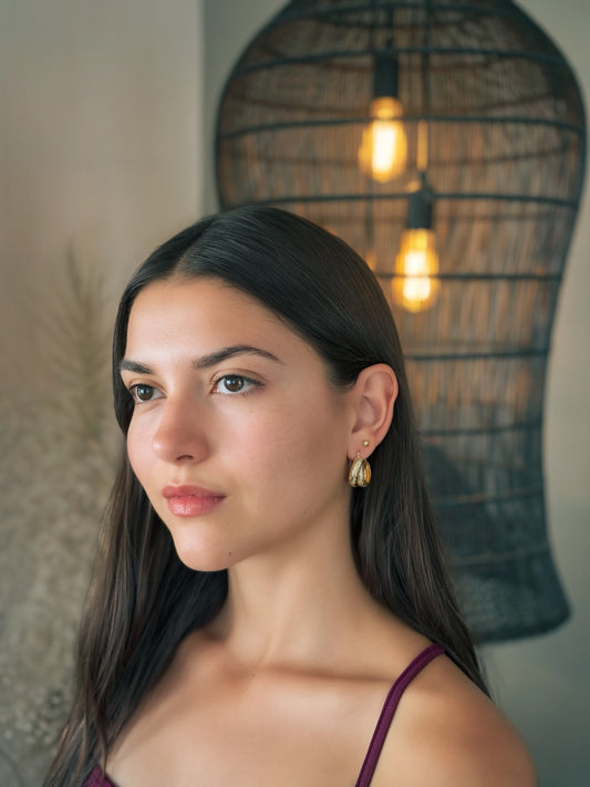 Megan - Fancy Hinged Hoops