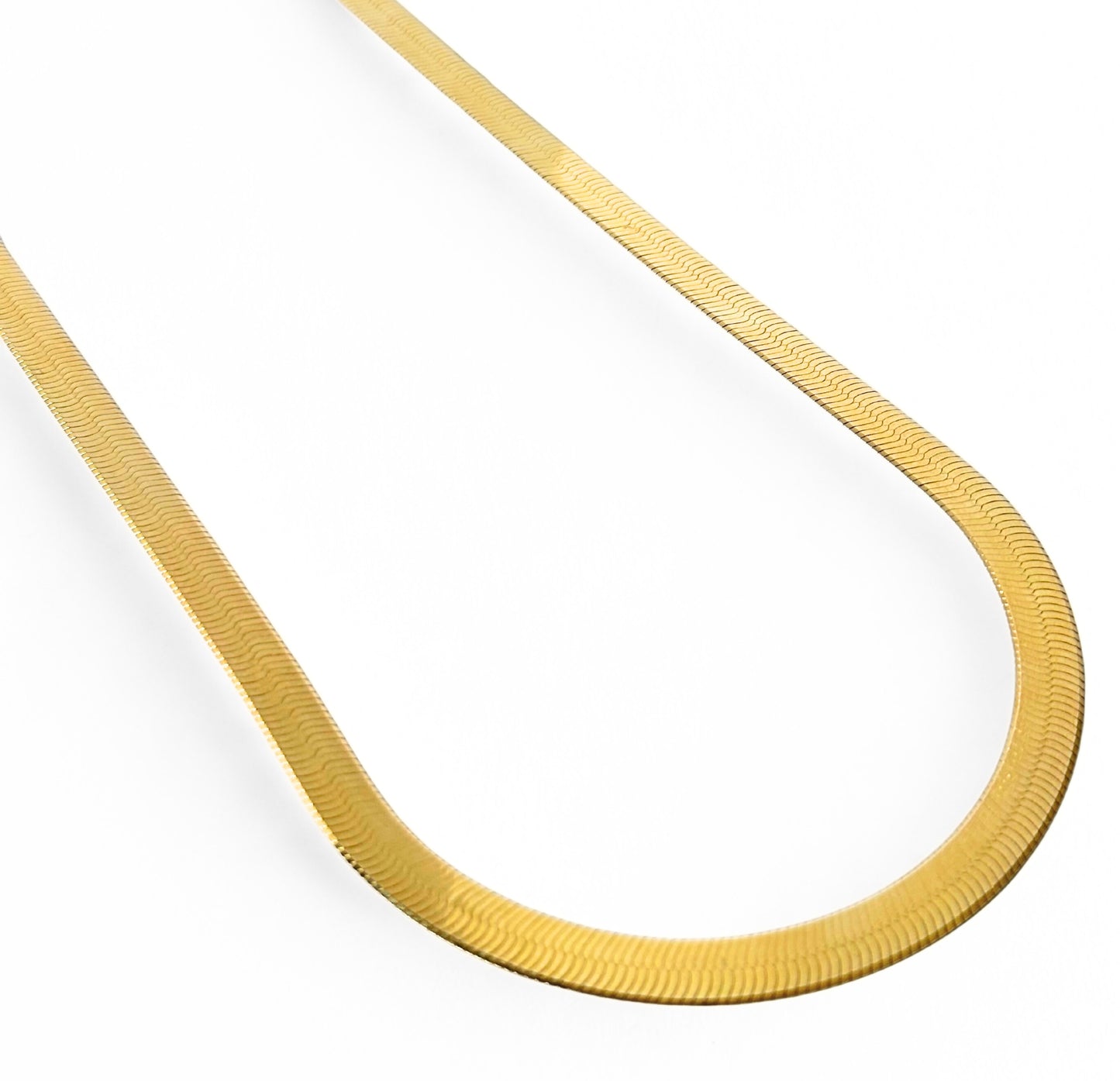 Omega - Gold Plated Flat Chain