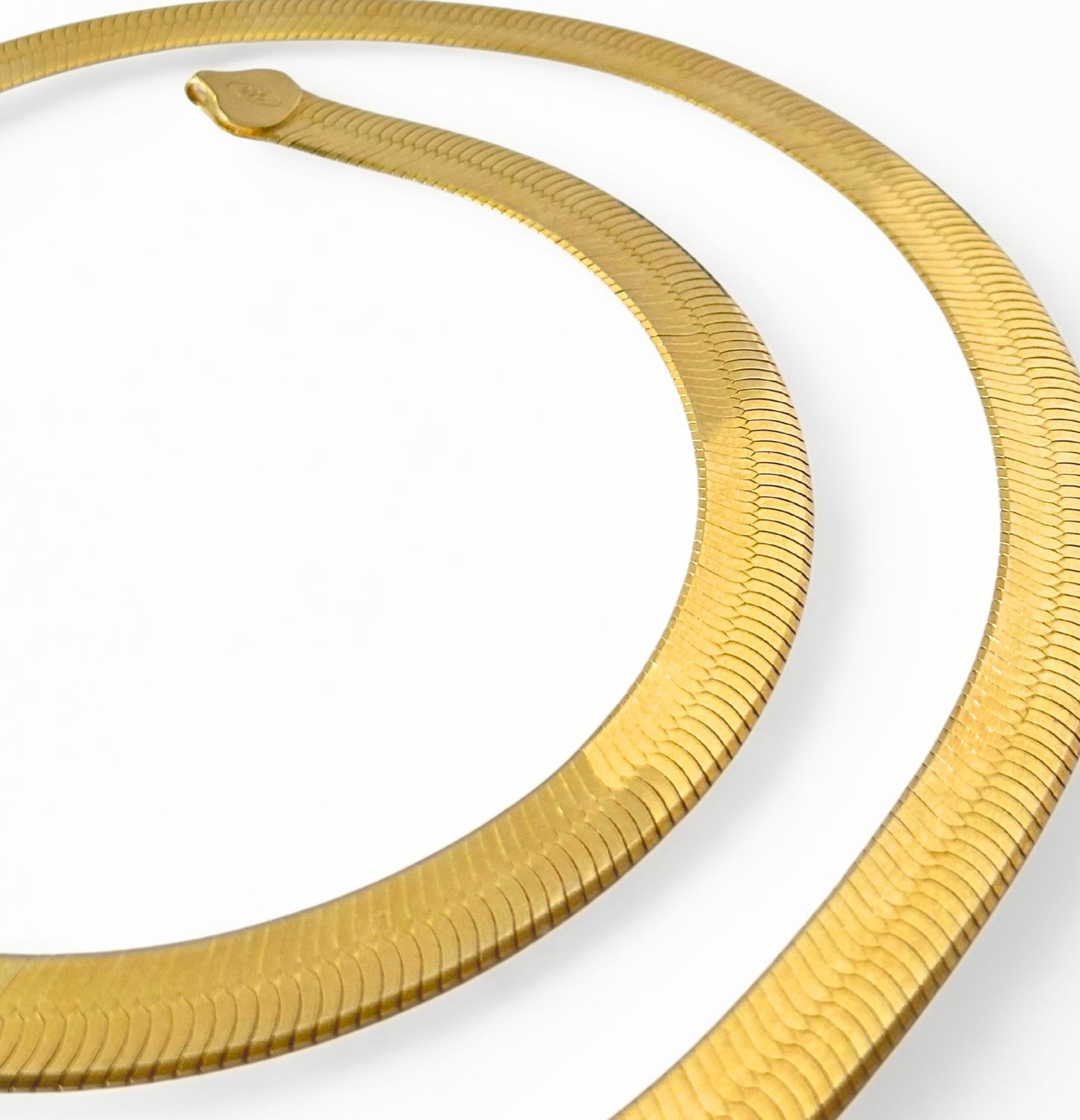 Omega - Gold Plated Flat Chain