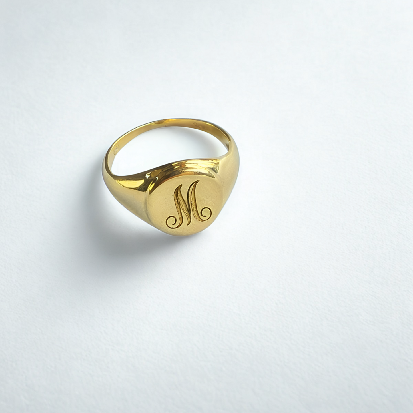Personalised Gold Signet Ring