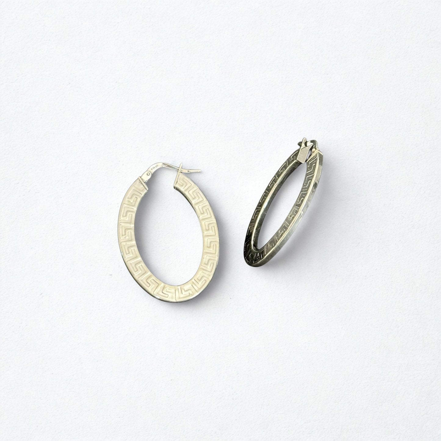 Athena - hinged hoop earrings