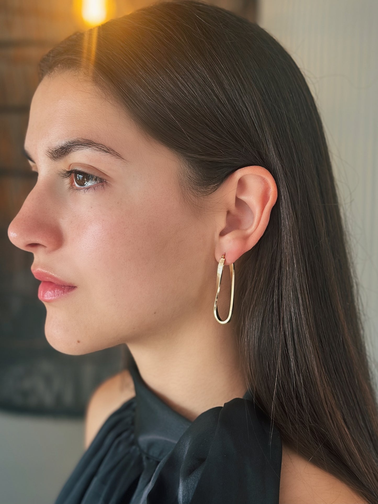 Freya - 9ct Infinity Hoop