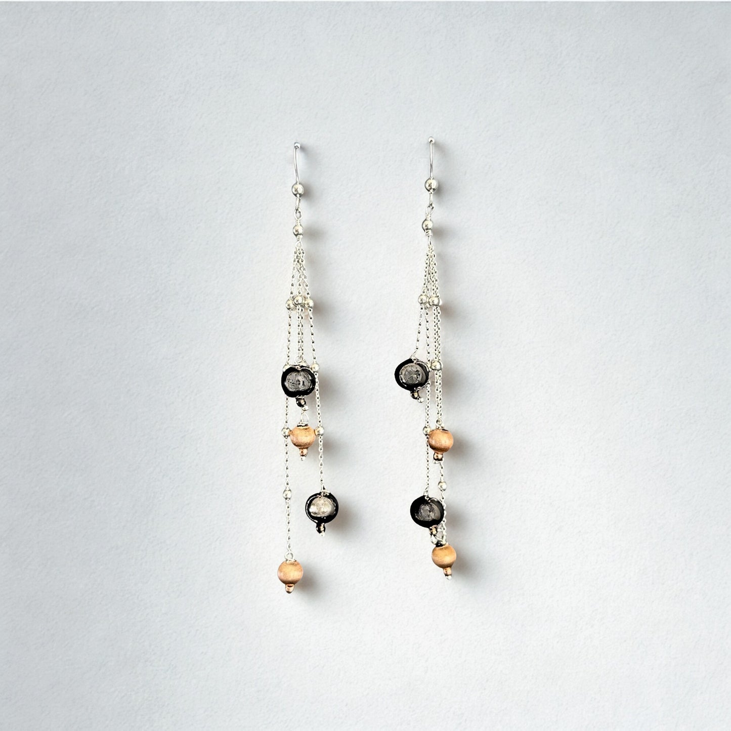 Lianí - Cascading Pearl Earrings