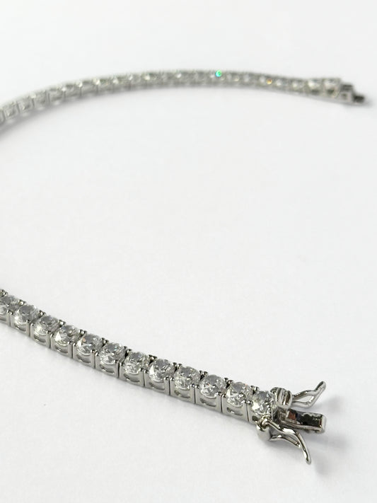 Ephemeral - 4mm Clear Tennis Bracelet