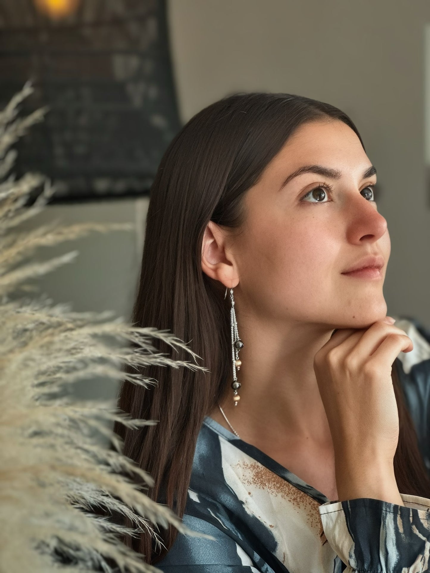 Lianí - Cascading Pearl Earrings