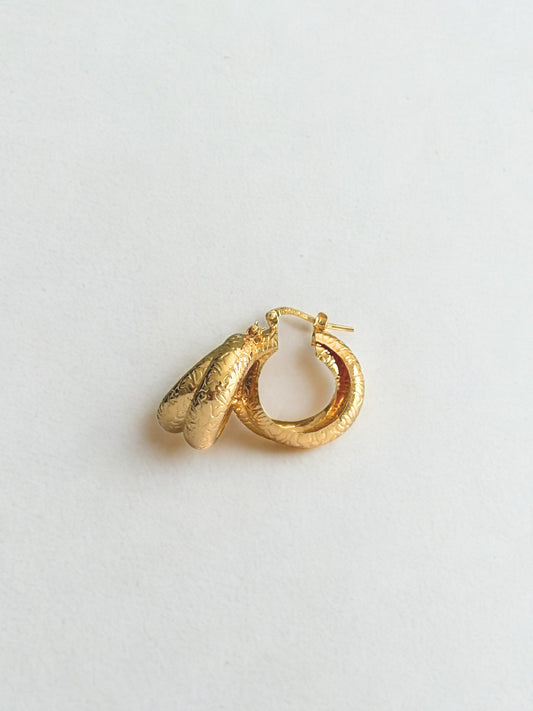 Megan - Fancy Hinged Hoops