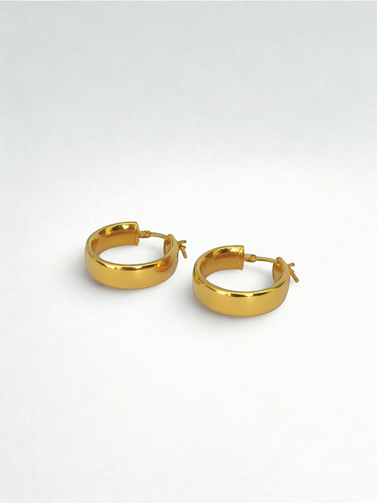 Noeli - Bonded Flat Hoops