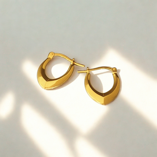 Victoria - Bonded Sculpted Hoops