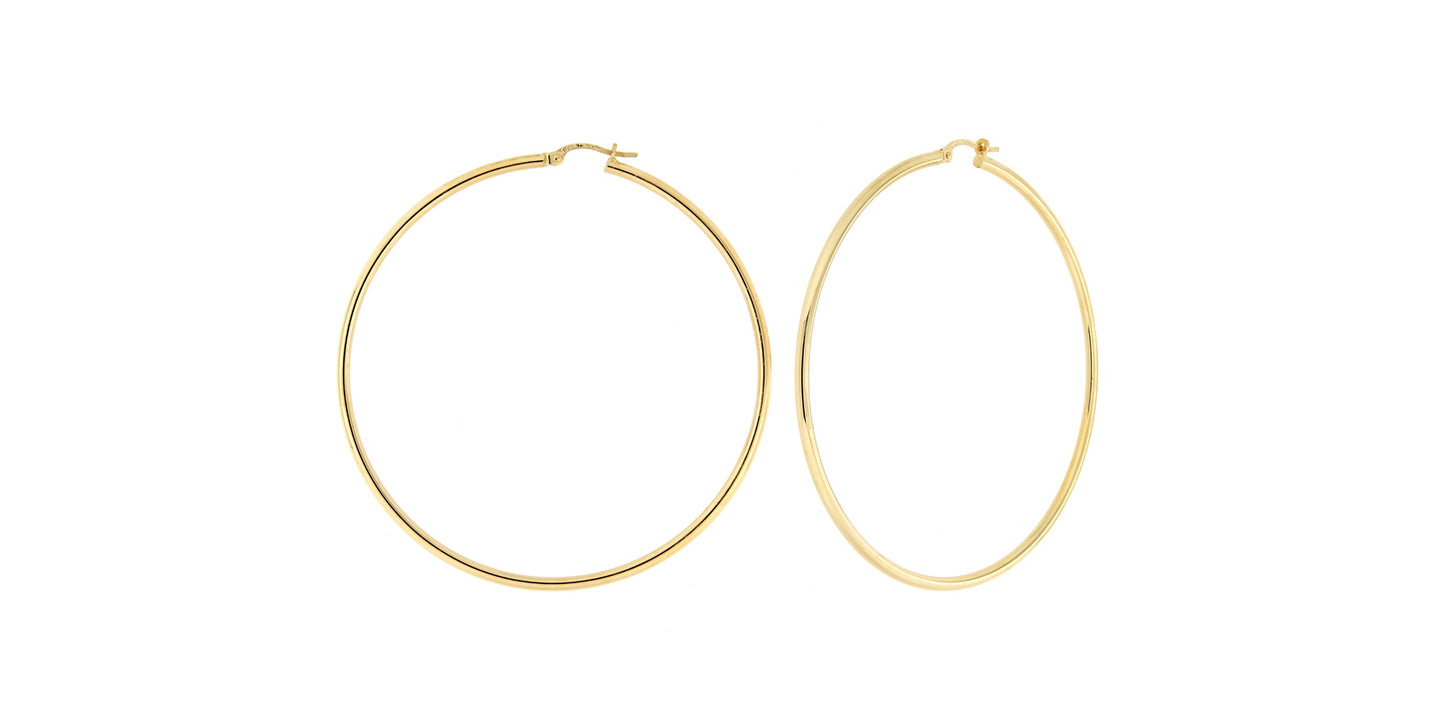 TY - Bonded Gold Hoops