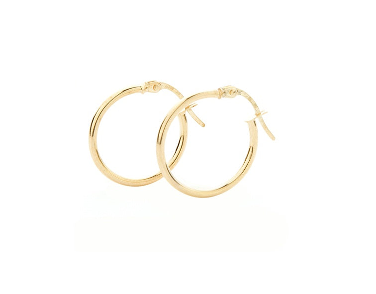 9CT HINGED HOOP