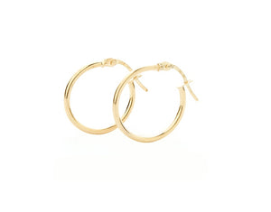 9CT HINGED HOOP
